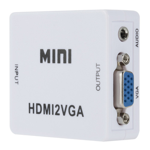 HDMI to VGA converter with audio HD box computer vga interface cable HDMI2VGA cross-border
