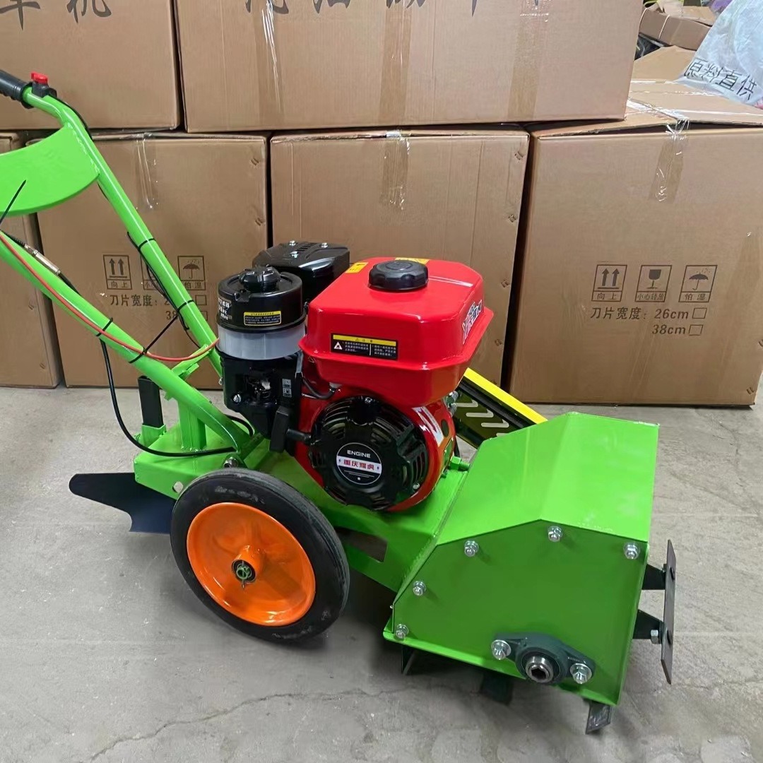 山东厂家多用途小型汽油除草机农用手推式锄草机旱地开沟微耕机器