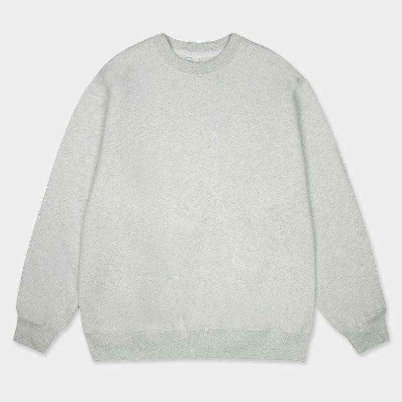 高品质重磅加绒加厚宽松慵懒风纯色卫衣女秋秋百搭情侣上衣外套|undefined