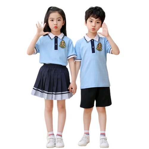 Preschooler and Elementary School Student Uniform Set in British Style Children's Class Attire Summer June 1st Performance Costume New Arrival