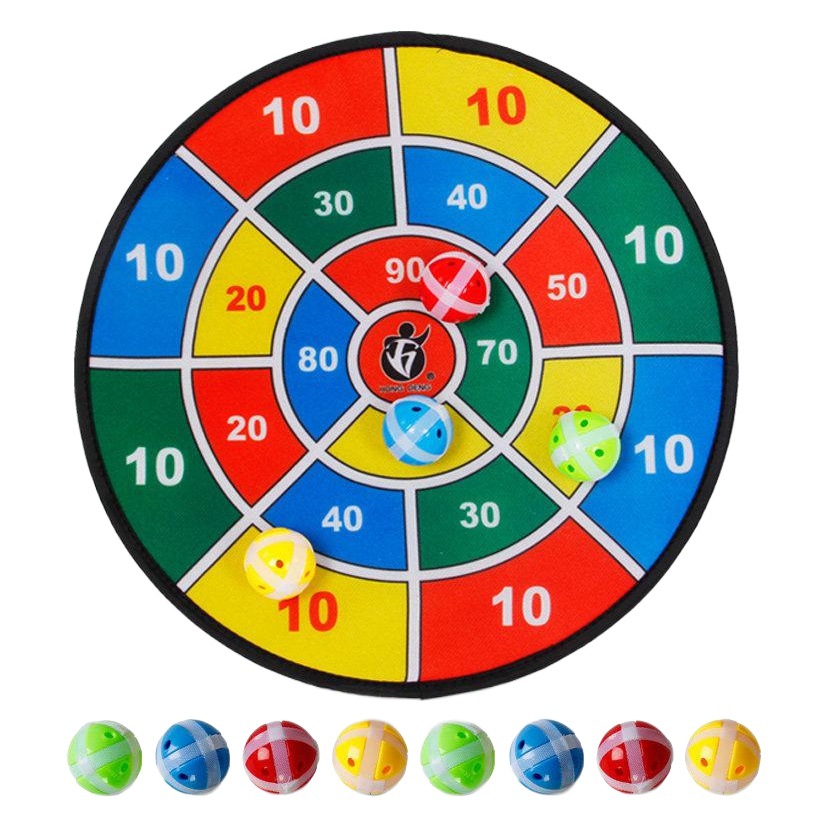 Juguete de interior al aire libre para niños tablero de dardos objetivo de dardos entre padres e hijos bola pegajosa paño hogar objetivo de dardos placa pegajosa