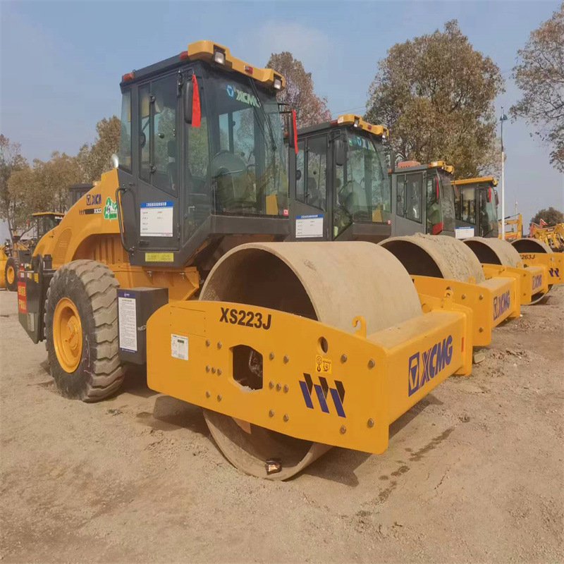 Rodillos de carretera usados XCMG 22 toneladas rodillos de carretera XS223XS263XS203 rodillos vibratorios pesados