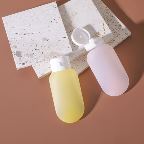 PE Flocked Soft Tube Toothpaste Bottle 60ml Nordic Travel Set Soft Tube Squeeze Bottle Flip Cap Washless Gel Dispenser Bottle
