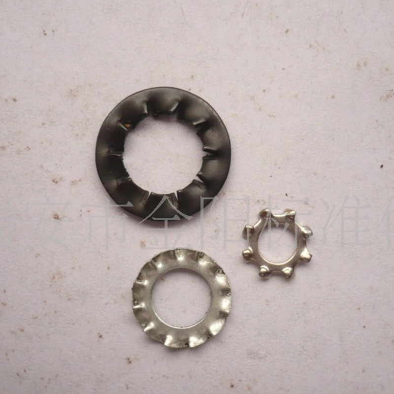 供应内齿锁紧垫圈 内锯齿花型垫圈平卡夹 外锯齿锁紧垫圈 轴承夹