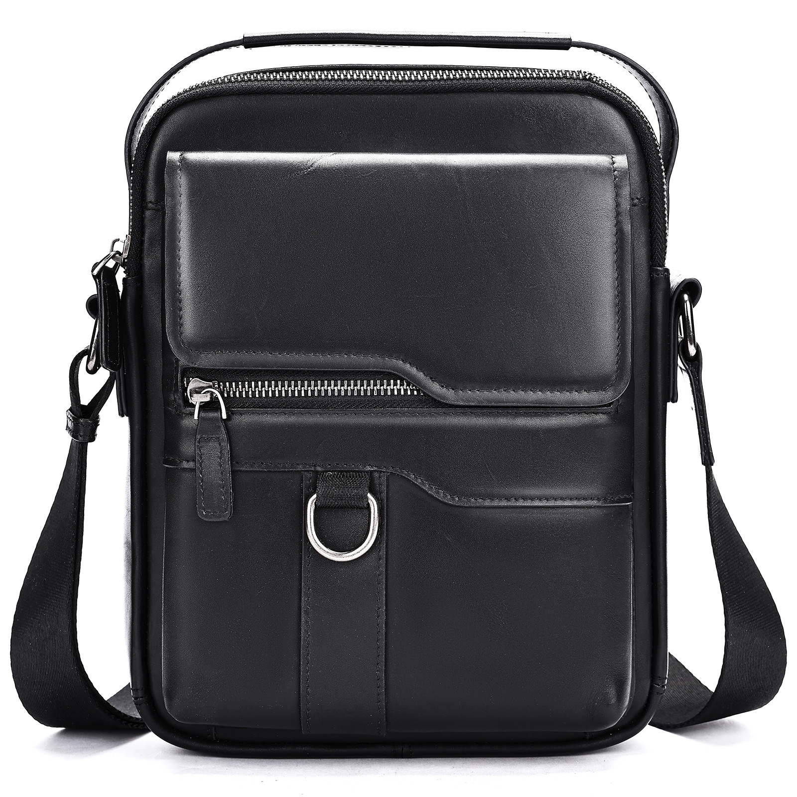 Ventas transfronterizas calientes de cuero para hombres mochila deportiva al aire libre mochila texturizada retro colección de bolsos de hombro