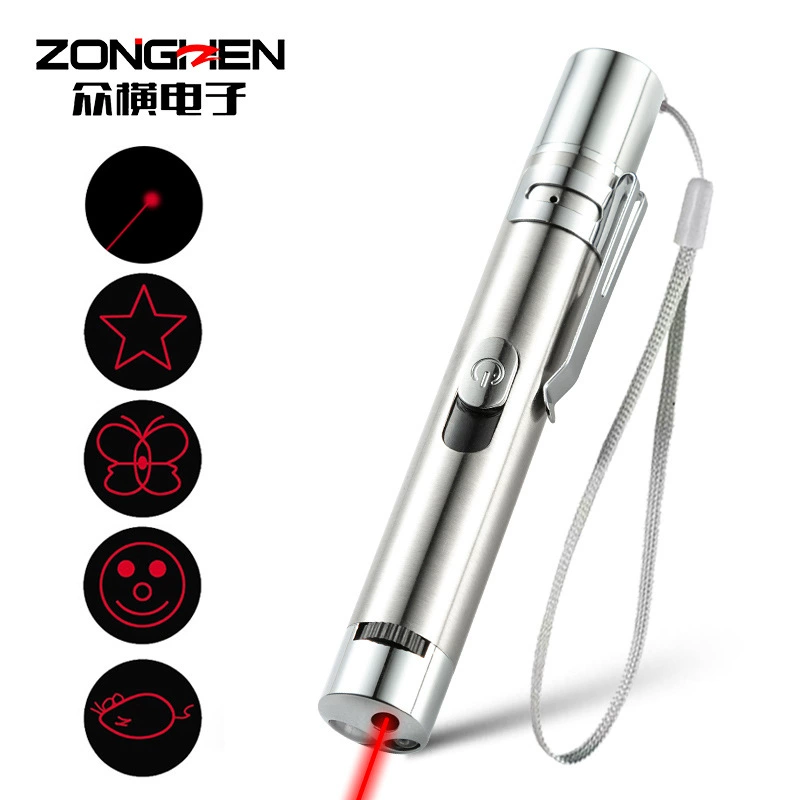 Лазерная забавная кошачья палочка USB зарядка кошачья игрушка инфракрасный привет многофункциональная самость лазерная указка для домашних животных