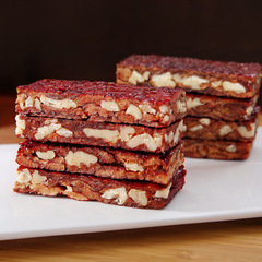 Jujube Kernel Pie【Dropshipping】Brown Jujubes Walnuts Wholesale 250g Snack Individually Vacuum-sealed Red Date Walnut Pie