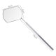 Wholesale Grafting Eyelash Examination Mirror Handheld Square Eyelash Examination Mirror Stainless Steel Eyelash Aids