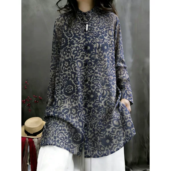 Sun-Protective Autumn Jacket, Plus-Size Mid-Length Shirt, T-Shirt Dress for Chubby Women