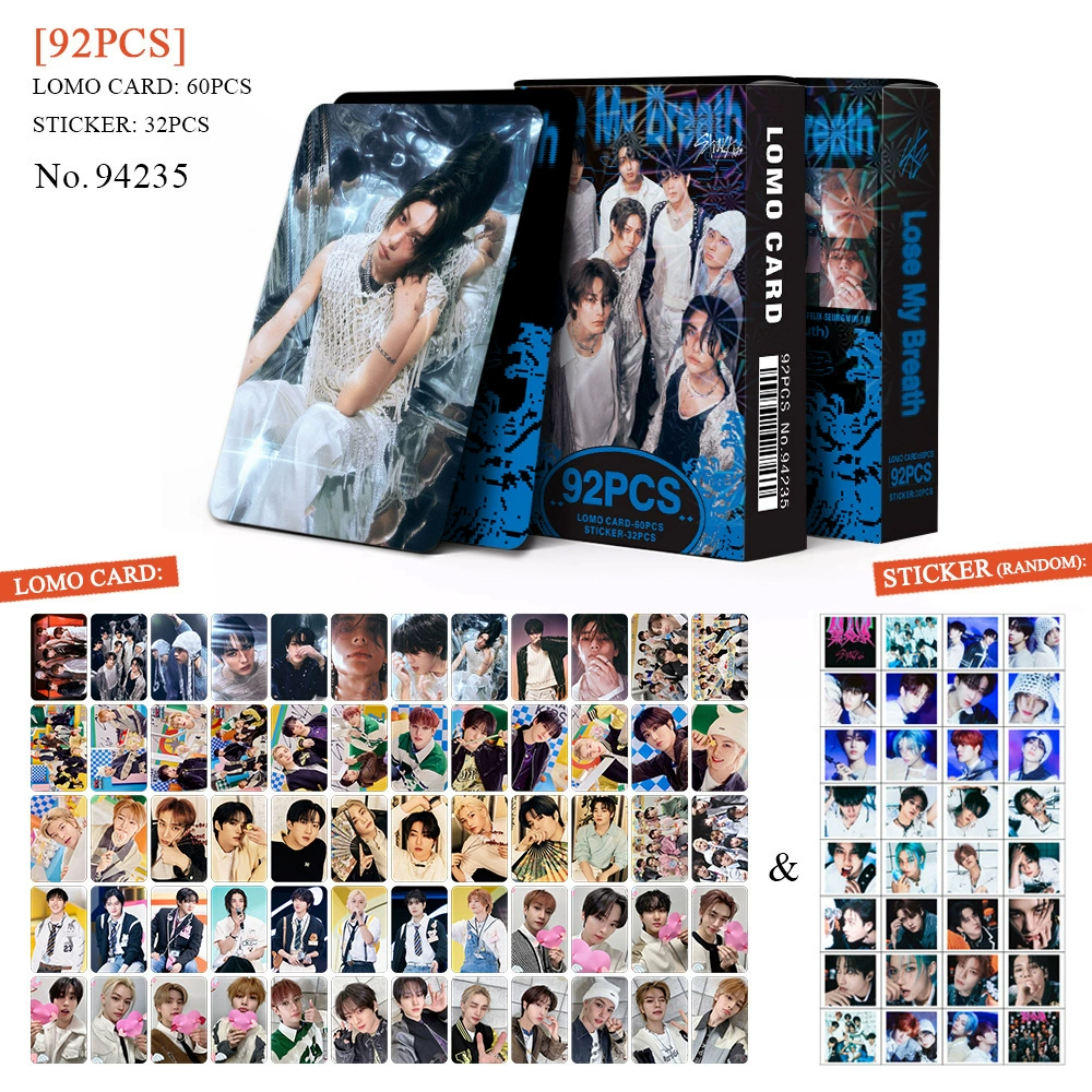Набор 92 карточки с фото, BTS BPSKTWICE, двусторонние LOMO-карточки, фабричная печать