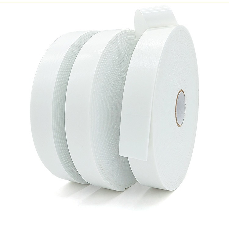 Venta directa de fábrica, cinta de espuma de doble cara de alta adherencia de 3 mm de grosor y 1,02 m de ancho, rollo madre de espuma blanca, alta adherencia, alta viscosidad