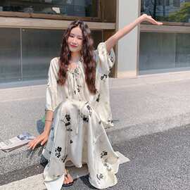 26夏国风水墨印花两件套-K218