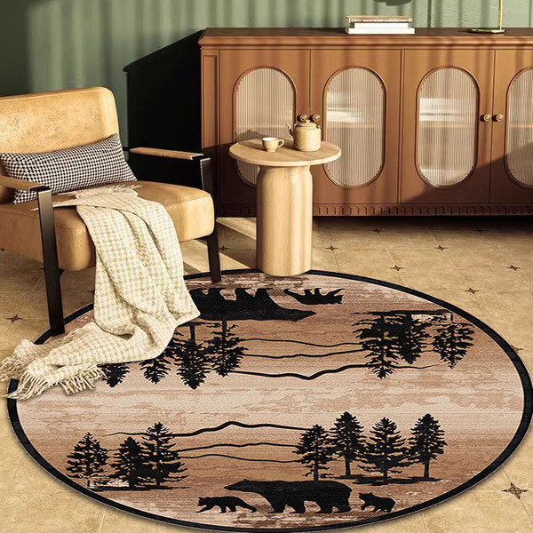 country retro carpet for living room
