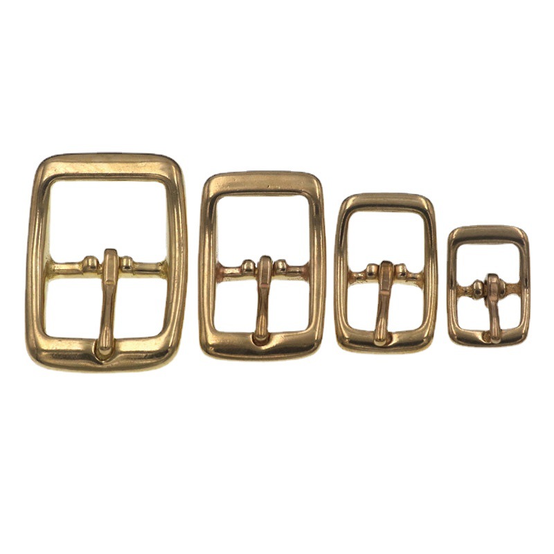 供应黄铜皮艺皮雕手工箱包皮具配件针扣皮带扣背带调节日字扣122B