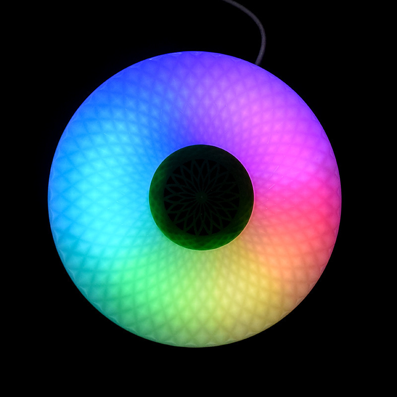 Bombilla inteligente con música Bluetooth, control remoto y atenuación, luz de escenario multicolor