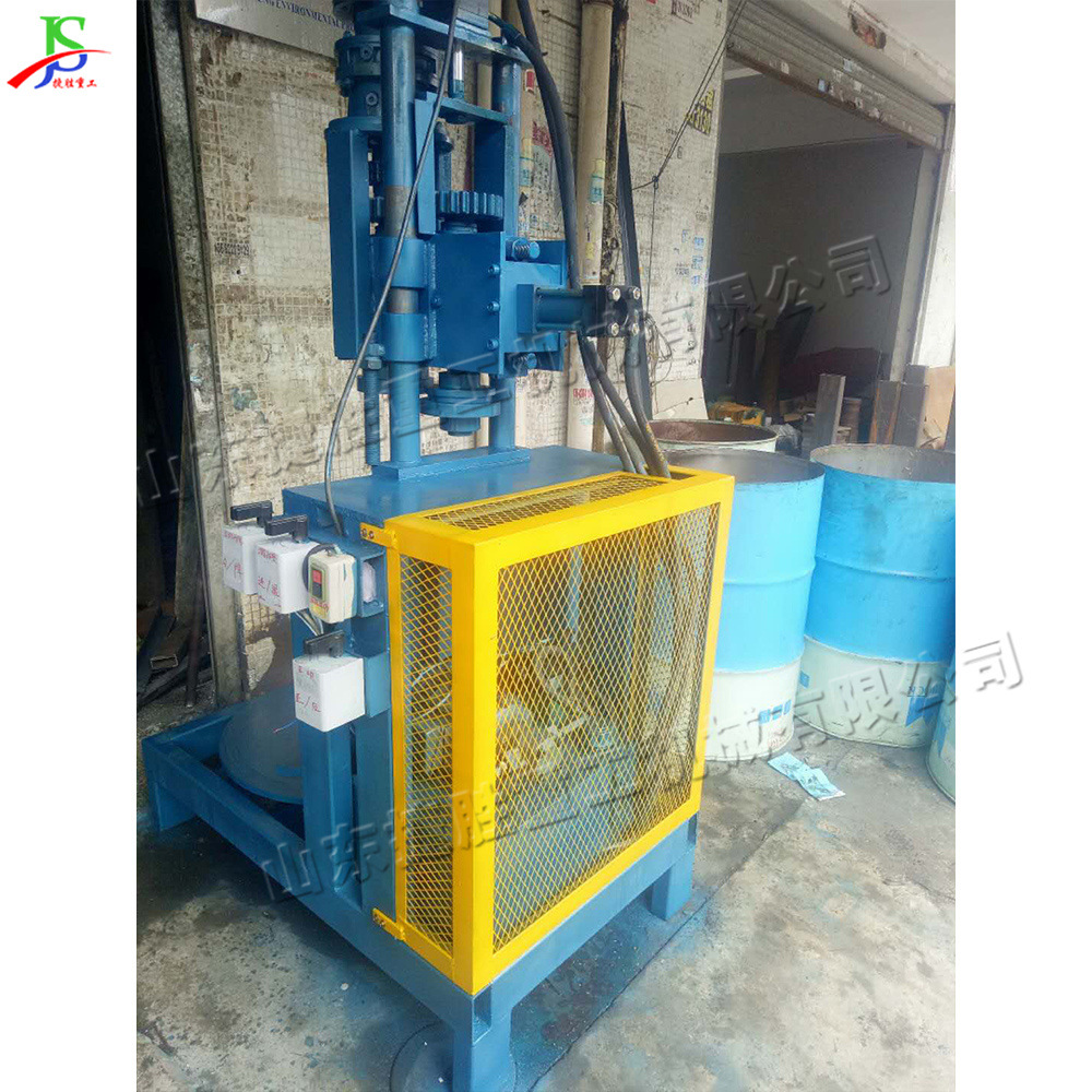 Pequeño cortador de barril semiautomático vertical, cortador de cubierta semiautomático, cortador de barril de aceite residual de la planta química