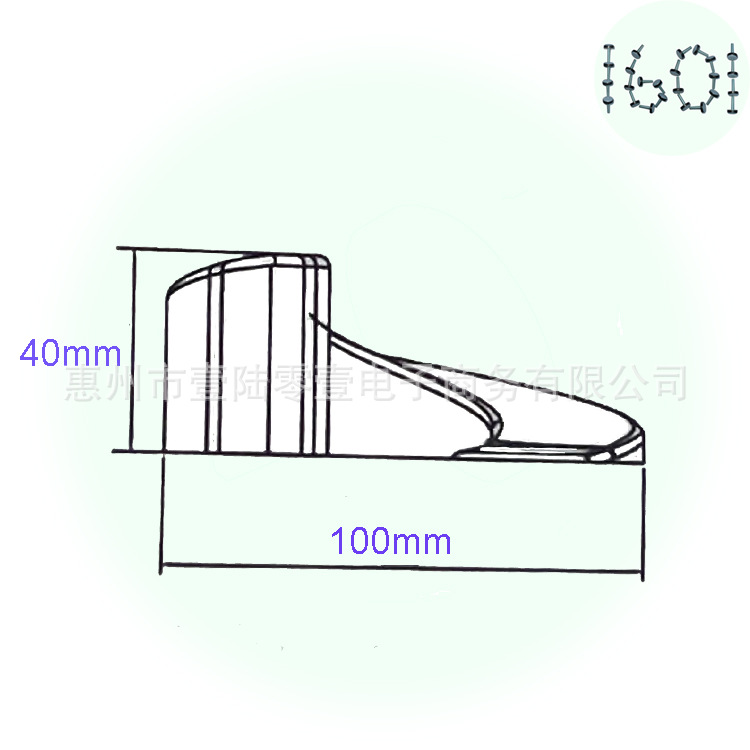 Nueva Venta caliente creativa muebles puerta barrera puerta de seguridad tapón puerta cuña tapón de la puerta altura superior 40mm