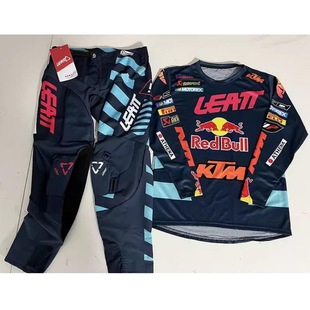 Leatt5.5 Off-Road Motorcycle Suit Red Bull Ktm Outdoor Cycling Mountain Bike Racing Suit Downhill Suit See-Through