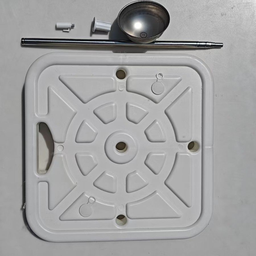 (Обычный 2-метровый телескопический стержень + вилка + железная чаша + квадратное основание пластины 35*35 карат) Разместите заказ, чтобы изменить стоимость доставки, в противном случае товар не будет отправлен.