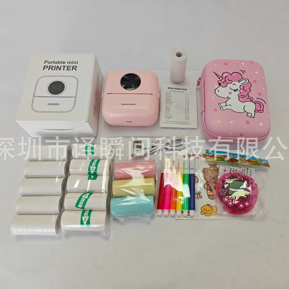 Mini Wireless Printer X5, Bluetooth 4.0, Thermal Photo Printer, Compact 135×60×155 mm