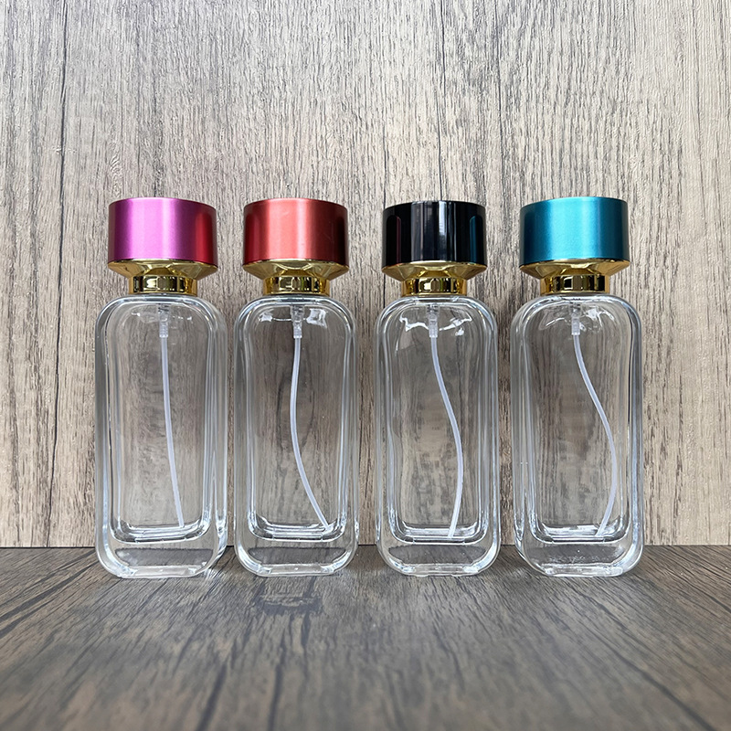 卡口现货YY001-50ml-4可印刷logo香水小样分装香水喷雾便捷空瓶子