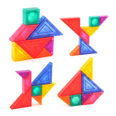 Yisheng magnetic jigsaw puzzle children's educational magnetic plane puzzle toy jigsaw puzzle teaching aids manufacturer wholesale