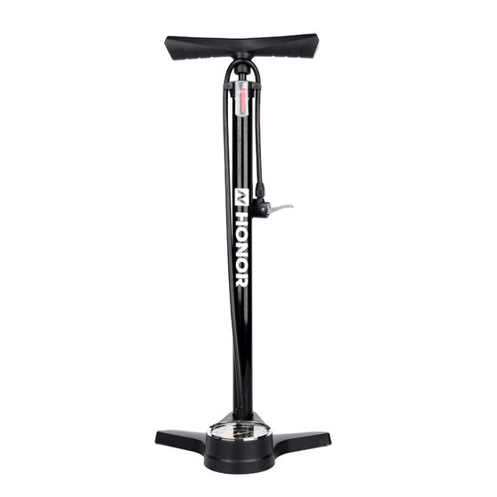 Road Bicycle Old-fashioned High-pressure Pressure Gauge Outdoor Portable Small Electric Vehicle European-resistant Foot-operated Pump