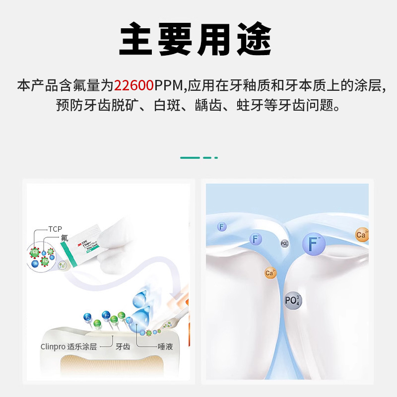 牙齿涂氟剂儿童3M氟保护漆剂牙科适乐氟口腔防蛀防龋涂氟保护漆剂|undefined