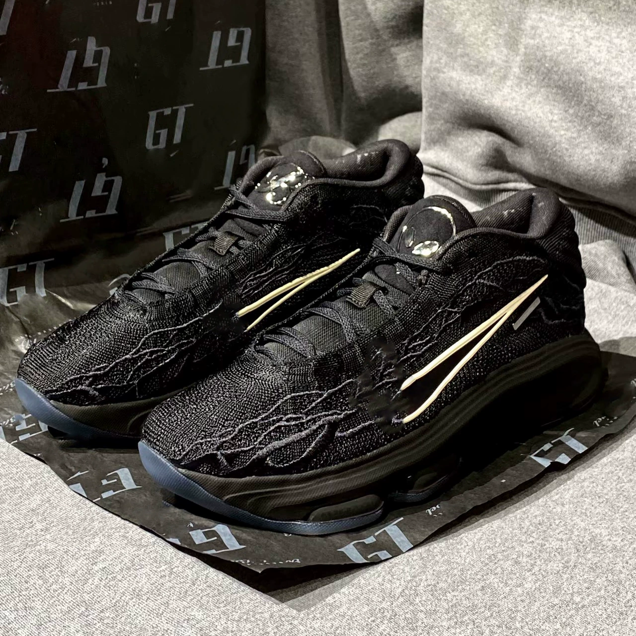 Чистые оригинальные практичные баскетбольные кроссовки GT Hustle3 Alien с воздушной подушкой, амортизирующие дышащие спортивные туфли с защитой от скручивания