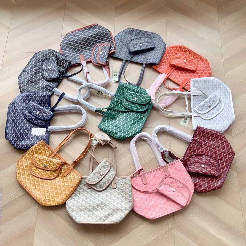 Cross-Border Goyard Mini Tote Bag Double-Sided Letter Shopping Bag Mini Shoulder Handbag Women's Bag Cross-Border Goyard Mini Tote Bag Double-Sided Letter Shopping Bag Mini Shoulder Handbag Women's Bag