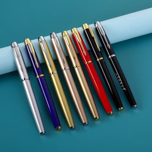 Advertising pen can be used as logo high-end metal signature pen gel pen laser engraving full body metal