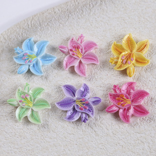 Fresh Floral Resin Jewelry Accessories Cream Glue Hair Accessories Clogs DIY Accessories Wholesale Direct from Manufacturer