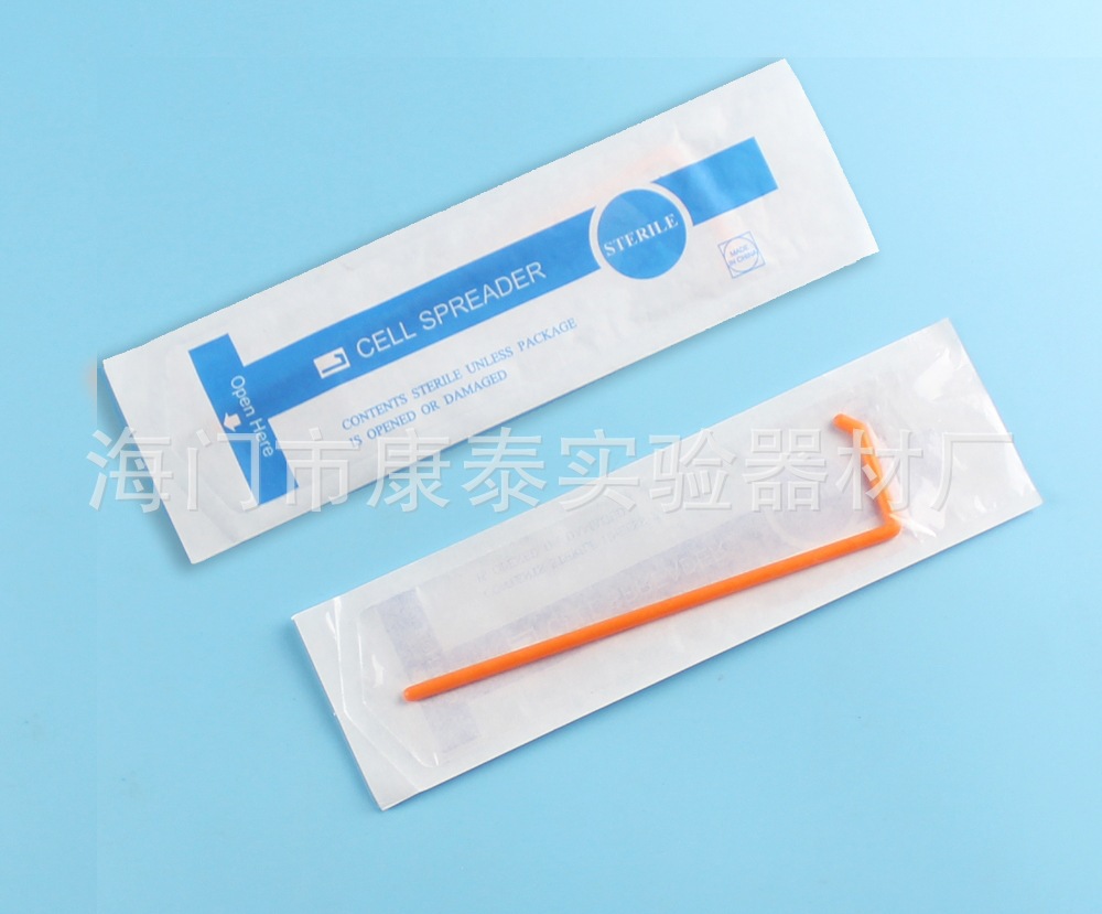 一次性无菌细胞推刮器 独立灭菌包装 塑料涂布棒L型 CellSpreader