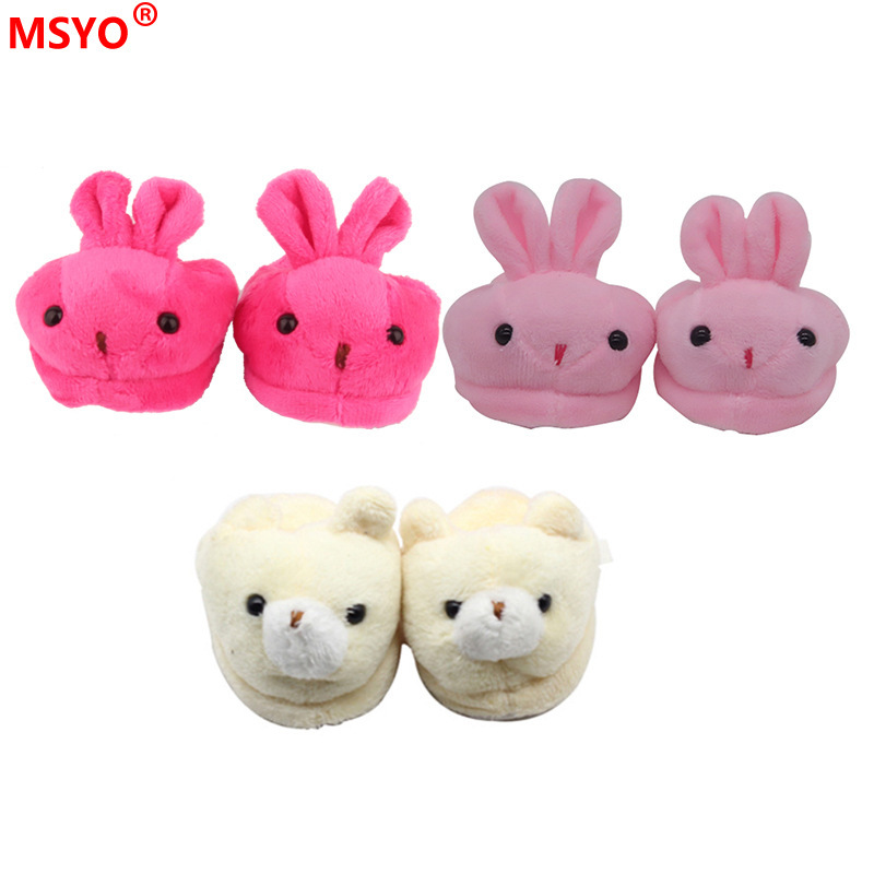 New Doll Plush Rabbit Bear Slippers Zapf Xiafu Shoes Aliexpress Amazon Best Selling Doll