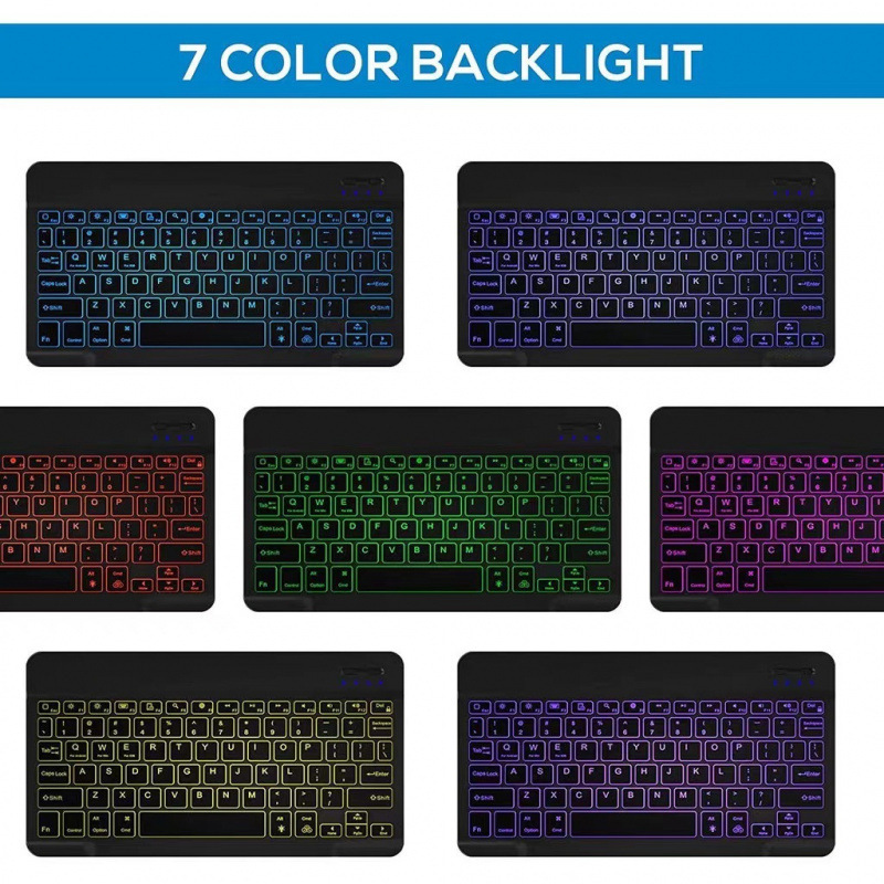 Factory wholesale bluetooth keyboard for ipad tablet laptop 10 inch mini portable wireless keyboard
