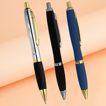 彩色廣告禮品文具按動金屬葫蘆筆桿定制圓珠筆自動鉛筆中性筆印刷