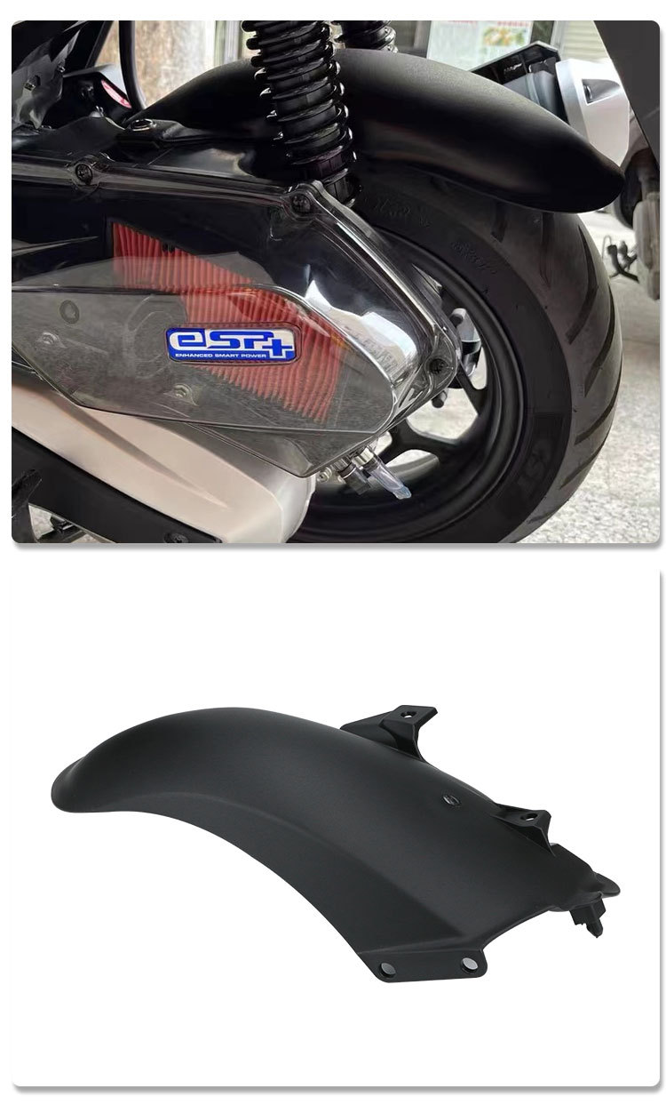 Suitable for 25 Honda Pcx160 Motorcycles with Extended Rear Fenders Adv160 Modified Anti-Mud Tiles and Sand Shields