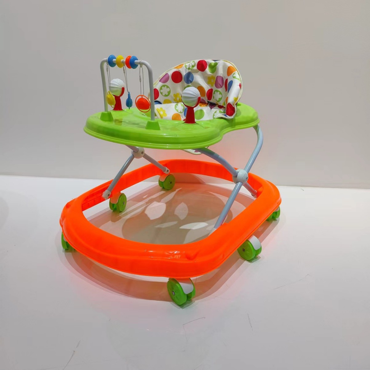 2025 nuevo andador de bebé bebé masculino y femenino multifunción antivolcado 6-12 meses plegable