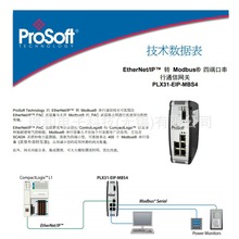 ����PROSOFTͨ������PLX31-EIP-MBS4 EtherNet/IP&trade; ת Modbus&reg;