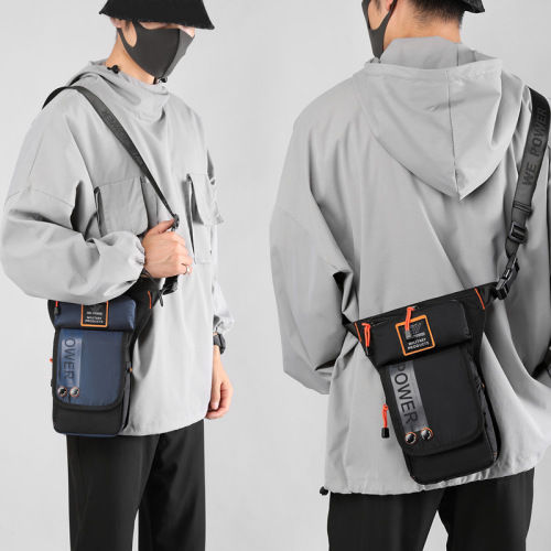 Cross-border new cycling leg bag outdoor sports close-fitting waist bag casual men's chest bag large capacity single-shoulder crossbody bag