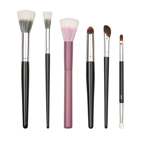 Yasna multi-functional fine-light front wool stippling brush blush brush beauty tool large and small animal hair makeup brush
