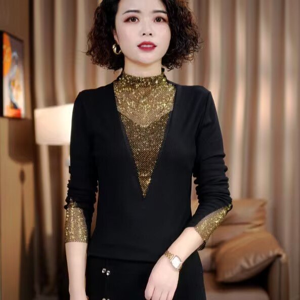 Original One-Piece Drop-Shipping Live Broadcast Popular Velvet Warm and Stylish Shirt 2025 Autumn and Winter Fashionable and Versatile Top Original One-Piece Drop-Shipping Live Broadcast Popular Velvet Warm and Stylish Shirt 2025 Autumn and Winter Fashionable and Versatile Top