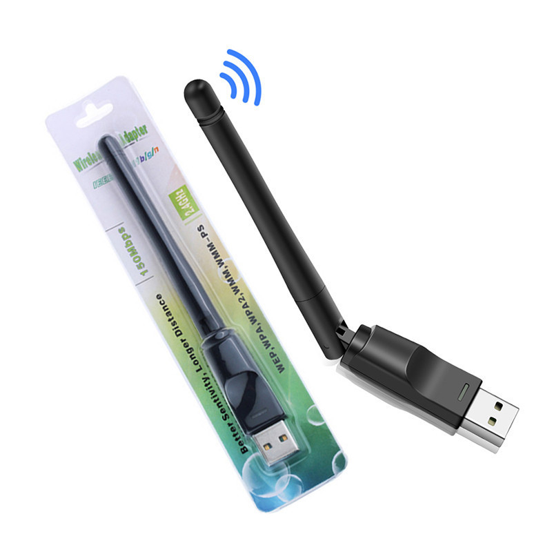 USB wireless network card MTK7601 desktop 150m wireless wifi receiver RTL8188 integrated antenna 2DB USB wireless network card MTK7601 desktop 150m wireless wifi receiver RTL8188 integrated antenna 2DB