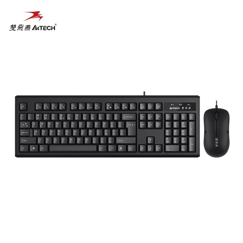 Shuangfeiyan Wkm-1000 Wired Keyboard and Mouse Set USB Business Office Notebook Desktop Computer Universal