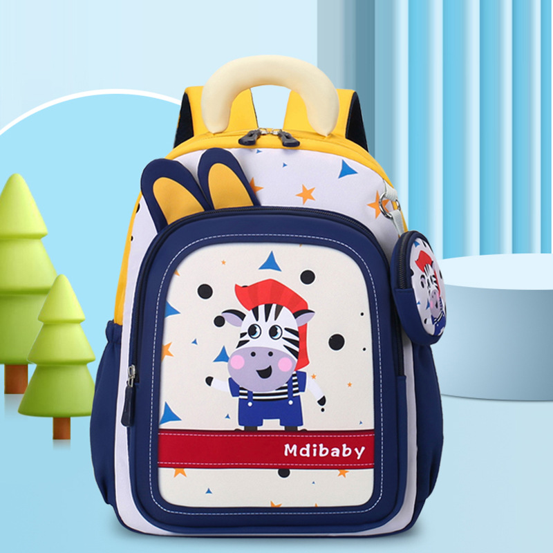 2026 nueva mochila infantil caricatura encantadora impresión de aire extranjero mochila de niños y niñas jardín de infantes mochila de bebé
