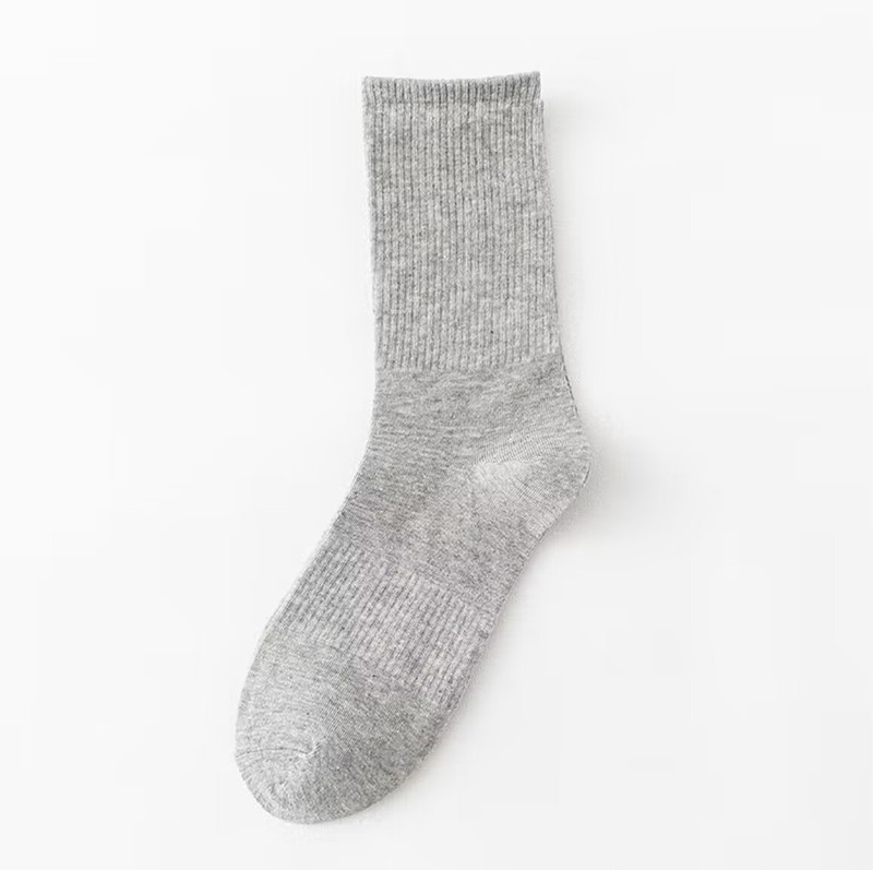 黒と白の灰色の靴下は綿の靴下のショートソックスを卸売りします。|undefined