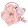 Children's brand cute fresh hair rope for princess, flowered, simple and elegant design