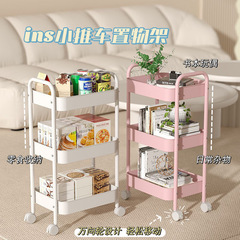 小推車置物架嬰兒移動零食廚房多功能儲物收納架落地多層家用臥室