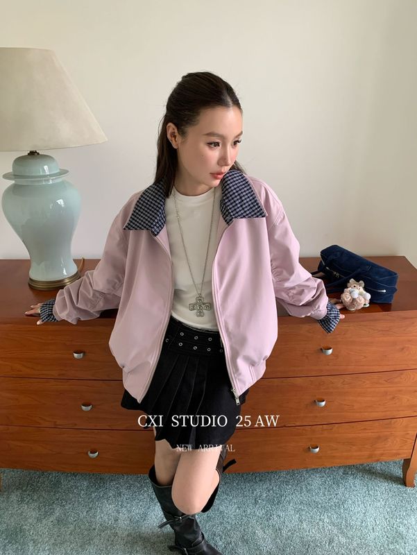 CXI 学院风辣妹百褶裙女秋季新款朋克裙子半身裙低腰重工jk短裙子|undefined