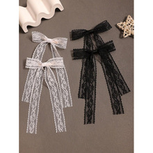 U 86985 Lace Bow Hair Clip �ٽz�����Y���羳���Q���l